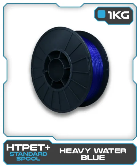 Picture of 1KG HTPET+ Filament - Heavy Water Blue