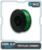 Picture of 1KG ABS2.0 Filament - Tritium Green