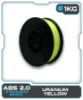 Picture of 1KG ABS2.0 Filament - Uranium Yellow