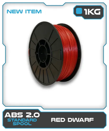 Picture of 1KG ABS2.0 Filament - Red Dwarf