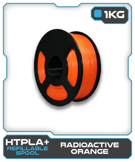 Picture of 1KG HTPLA+ Filament - Radioactive Orange
