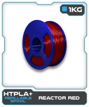 Picture of 1KG HTPLA+ Filament - Reactor Red