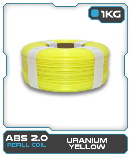 Picture of 1KG ABS2.0 Filament Refill - Uranium Yellow