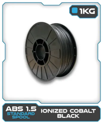 Picture of 1KG ABS1.5 Filament - Ionized Cobalt Black