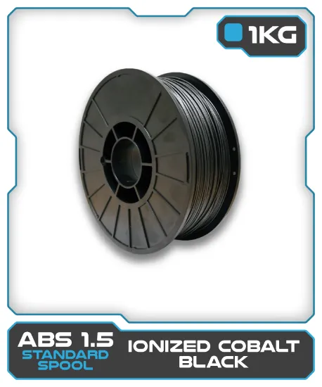 Picture of 1KG ABS1.5 Filament - Ionized Cobalt Black