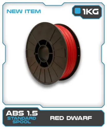 Picture of 1KG ABS1.5 Filament - Red Dwarf