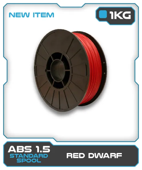 Picture of 1KG ABS1.5 Filament - Red Dwarf
