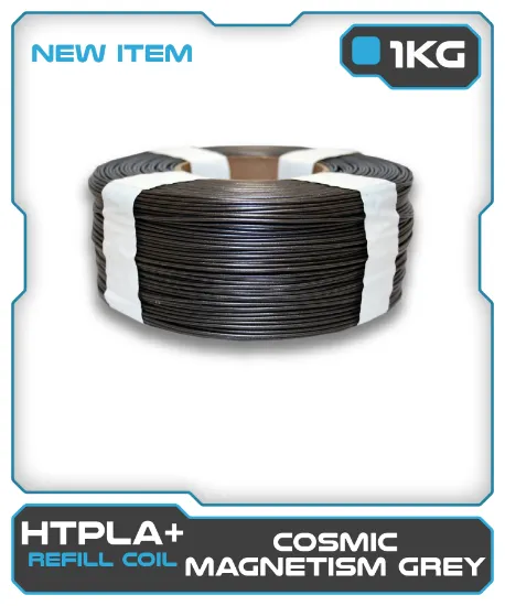 Picture of 1KG HTPLA+ Filament Refill - Cosmic Magnetism Grey