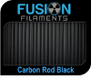 Picture of 1KG ABS1.5 Filament - Carbon Rod Black