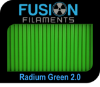 Picture of 1KG ABS2.0 Filament - Radium Green 2.0