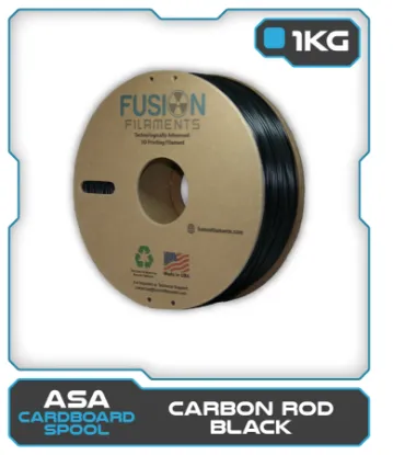 Picture of 1KG ASA Filament - Carbon Rod Black