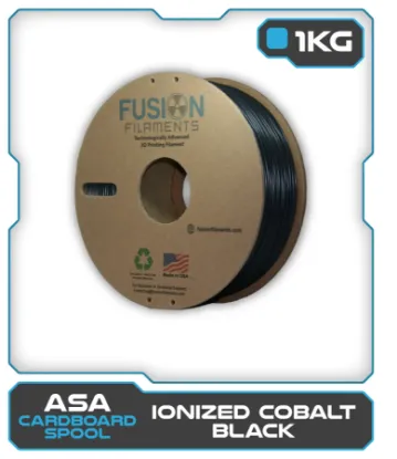 Picture of 1KG ASA Filament - Ionized Cobalt Black