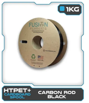 Picture of 1KG HTPET+ Filament - Carbon Rod Black
