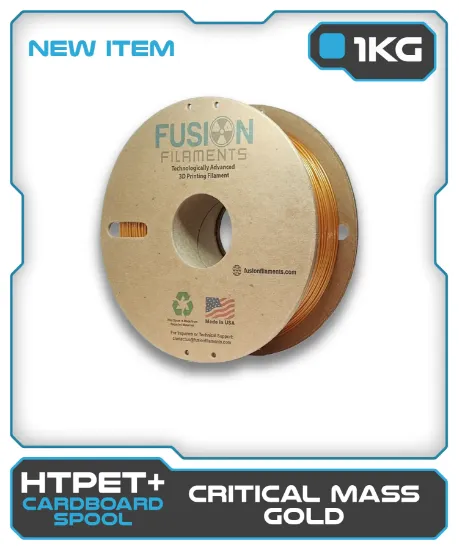 Picture of 1KG HTPET+ Filament - Critical Mass Gold